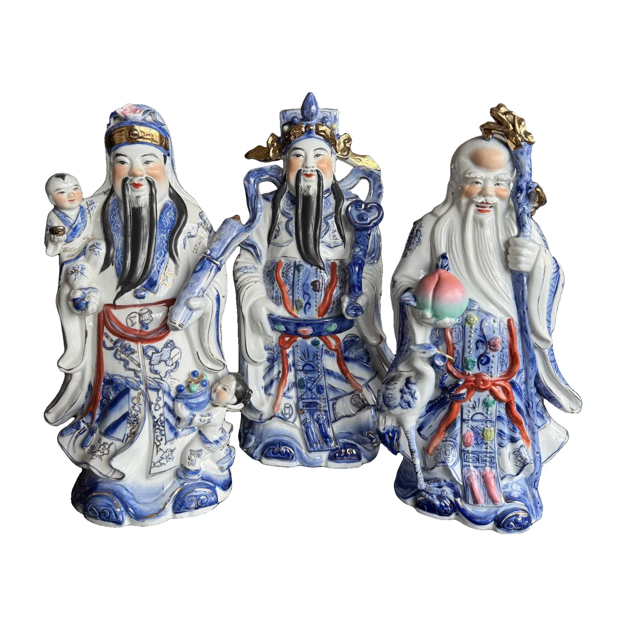 Three Star Gods of Prosperity, Status, and Longevity